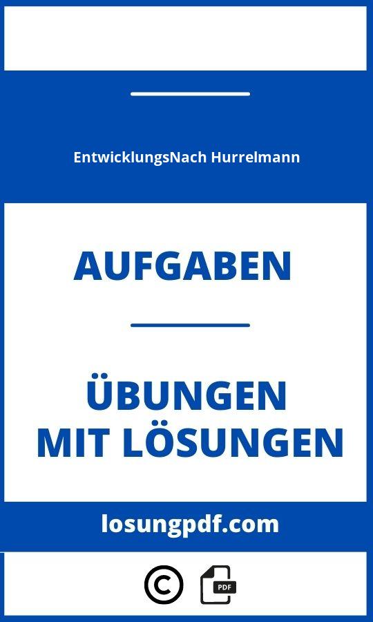 Entwicklungsaufgaben Nach Hurrelmann