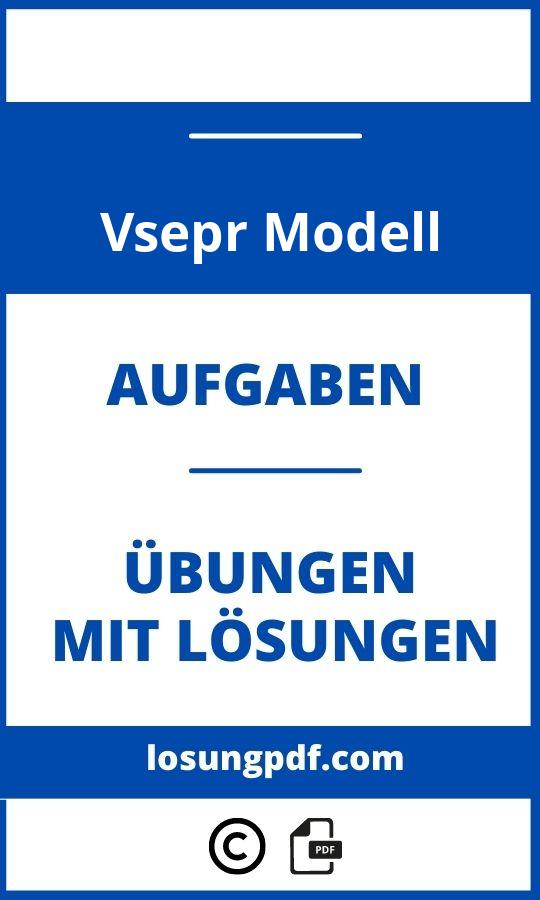 Vsepr Modell Übungen